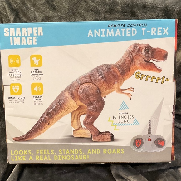 Dinosaur Animated T-Rex Sharper Image Remote Control - Picture 7 of 9